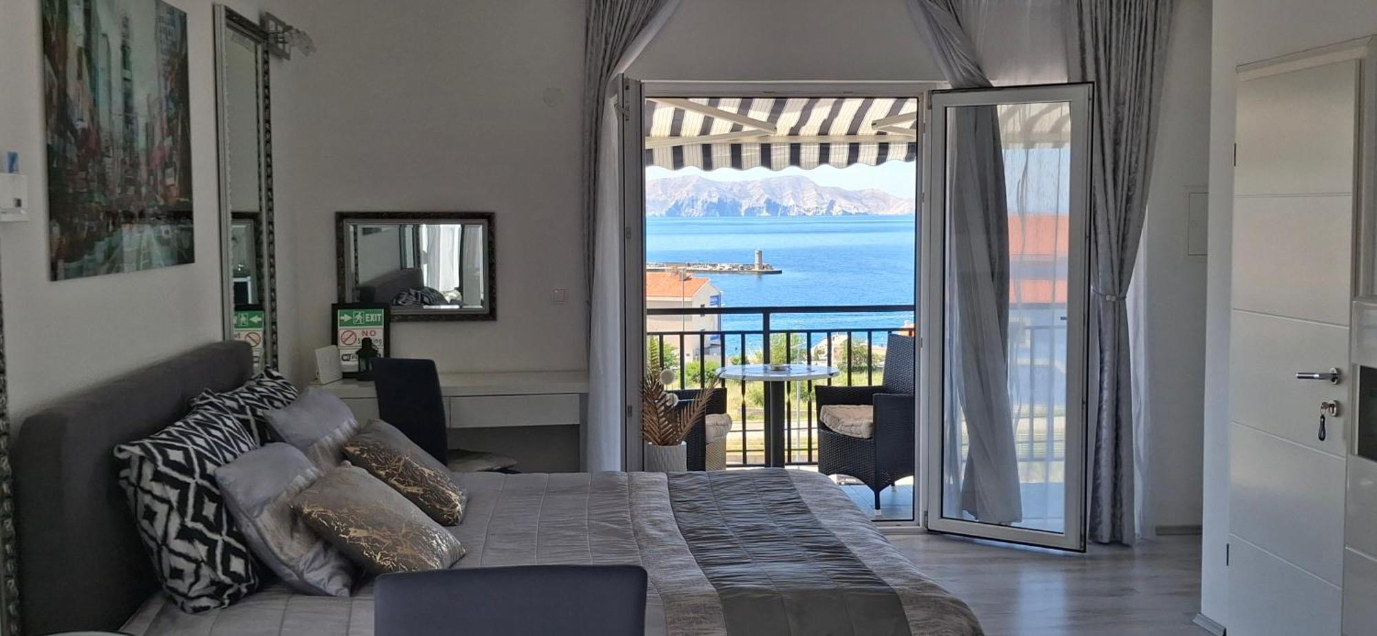 Beautyful Sea View 6 Luxury Studio Danijela 1 Senj  Buitenkant foto